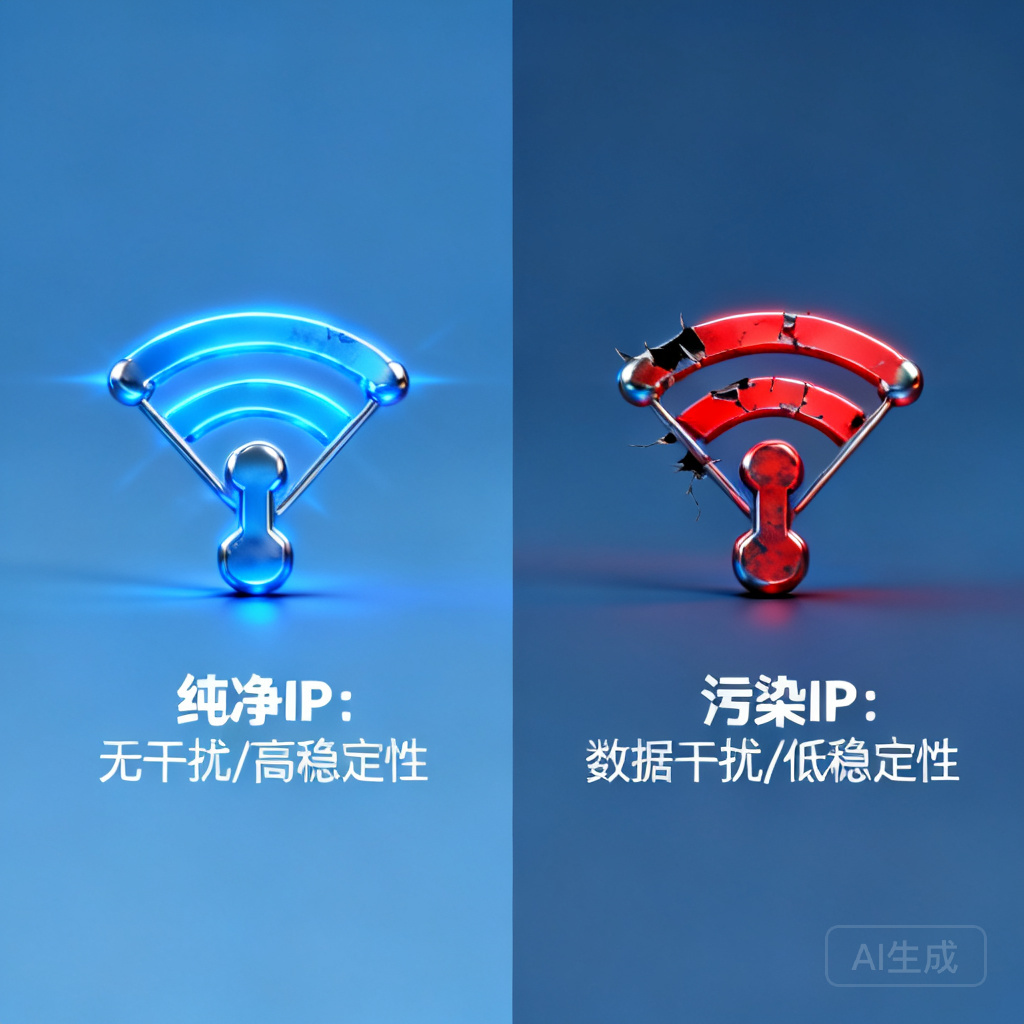 纯净IP是什么,和普通污染IP有什么区别?